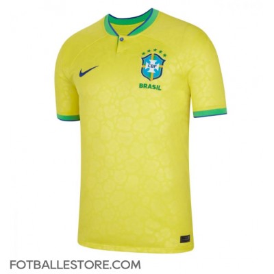 Brasil Hjemmedrakt VM 2022 Kortermet